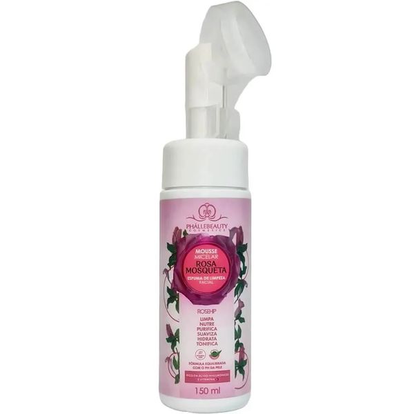 Mousse Micelar Rosa Mosqueta Ph0565 PhálleBeauty
