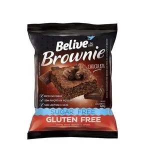 Brownie Belive Chocolate Zero Açúcar 40g