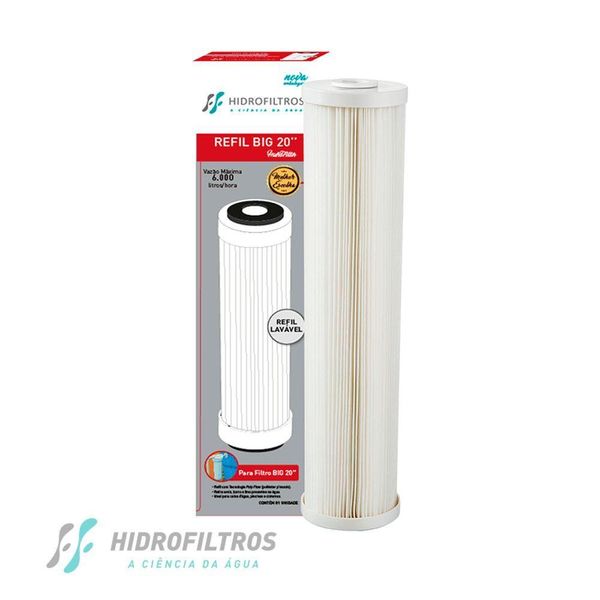Kit 02 Un Refil Hidrofiltros P/ Filtro Big 20 919-0003