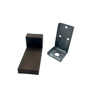 Cantoneira Metálica com Capa Plástica 57mmx31mm 4 Peças Sforplast Cantoneira Metálica com Capa Plástica 57mmx31mm Marrom 4 Peças