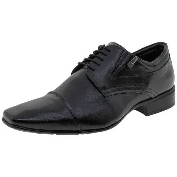 Sapato Masculino Social Manhattan Jota Pe - 40101 PRETO 01 38