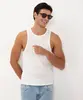 regata de algodão texturizada slim off white P