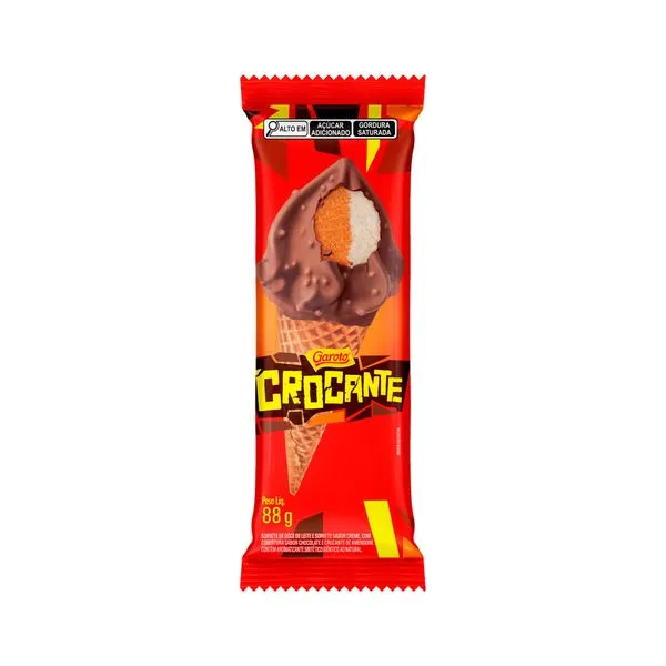 Sorvete Garoto Crocante 88gr