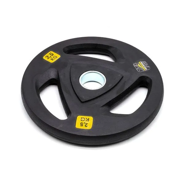 Anilha Olímpica Borracha 10 Kg Ahead (roubber Coated Plate) - Absolute - Preto