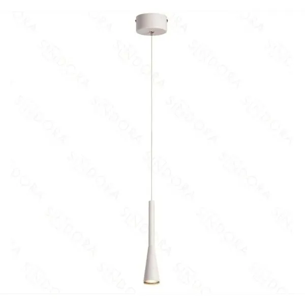 Pendente Dcd01812 6W 3000K Fluxo Luminoso 300LM Autovolt Branco em Metal e Acrílico Casa Chafariz Pendente Dcd01812 6W 3000K Fluxo Luminoso 300LM Autovolt Branco Casa Chafariz