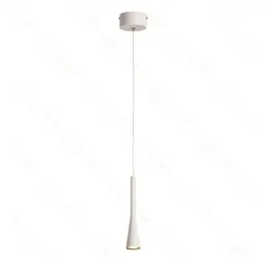 Pendente Dcd01812 6W 3000K Fluxo Luminoso 300LM Autovolt Branco em Metal e Acrílico Casa Chafariz Pendente Dcd01812 6W 3000K Fluxo Luminoso 300LM Autovolt Branco Casa Chafariz