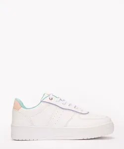 tênis casual candy color azul turquesa 35