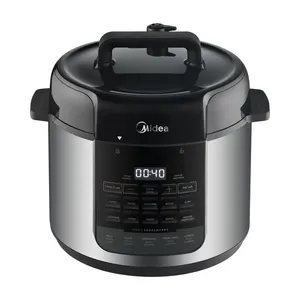 Panela de Pressão Elétrica 5L NutriPro Inox Midea PP5MS1 - 127v