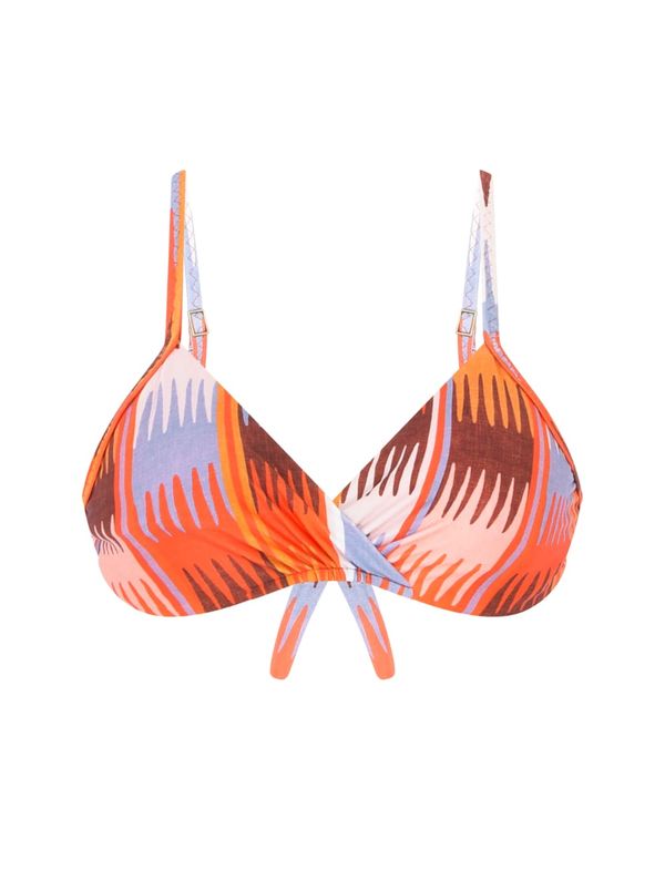 Top Meia Taça Estampado Solanas LARANJA M