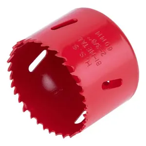Serra Copo para Metal Bimetal 60mm 724609 para Cortes Precisos em Metais Vermelho MTX Serra Copo para Metal Bimetal 60mm 724609 para Metais e Plásticos Vermelho MTX