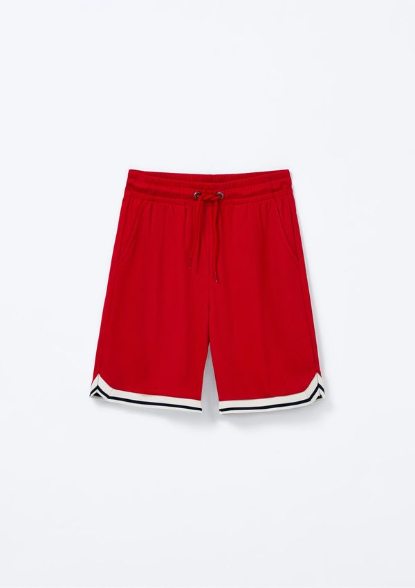 Bermuda Infantil Menino Esportiva - Vermelho 016