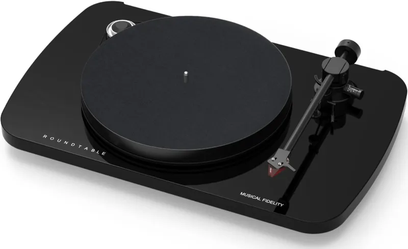 Musical Fidelity Roundtable S + Ortofon 2M RED Toca discos Preto