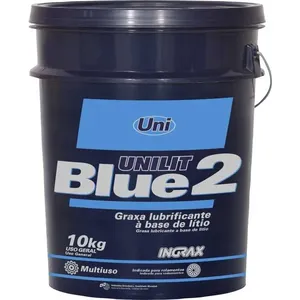 Graxa unilit blue NLGI 2 - 10 kg - INGRAX
