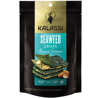 Snack de Alga, Gerglim e Amêndoa Kalassi 25g