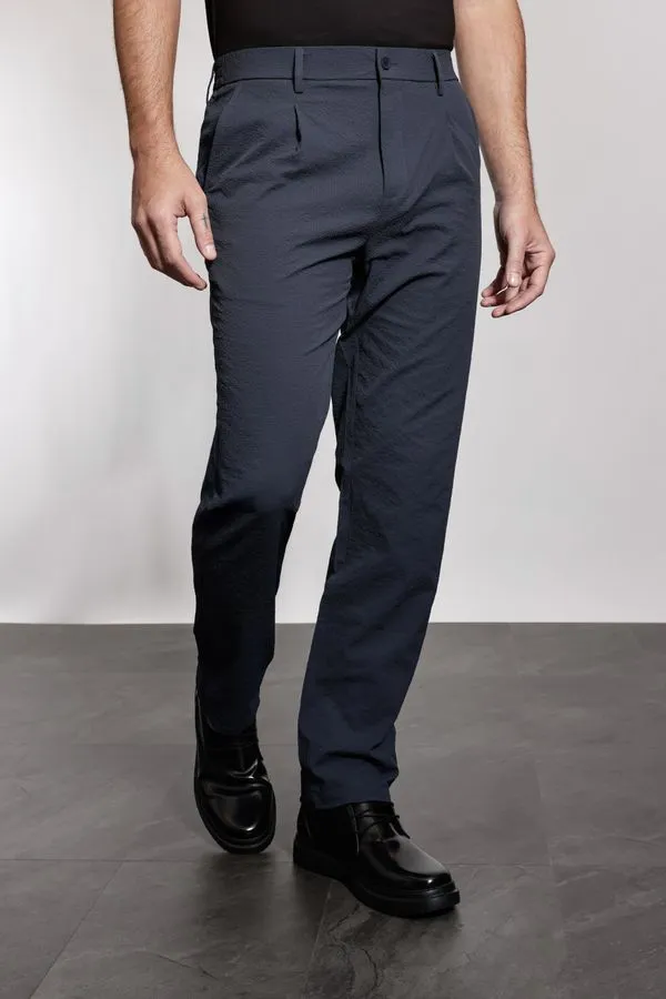 Calça Chino Texturizada Wave Marinho - 40