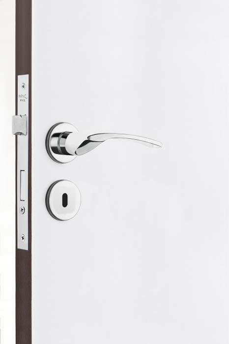 Fechadura interna Arcus MZ690 cromada máquina de 40mm Papaiz