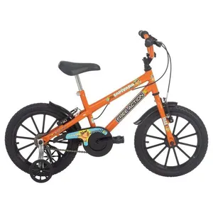 Bicicleta Infantil Capivara Riders Aro 16 Quadro Aço com Rodinhas V-brake Laranja Free Action Bicicleta Infantil Capivara Riders Aro 16 Quadro Aço V-brake Laranja Free Action