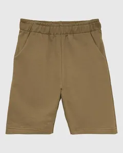 Bermuda Infantil Menino Em Moletom Sem Flanela Malwee Kids Marrom - 14