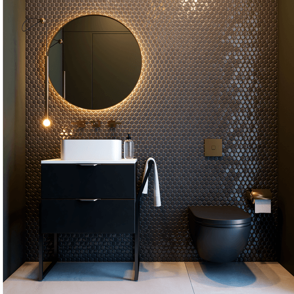 Gabinete Design Artemobili Preto/Branco