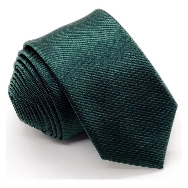 Gravata Slim Social OEM para Casamento Noivo Listrada Congressos Debutantes 100% Poliéster 140x5 Verde Esmeralda Gravata Slim Social OEM para Casamento Noivo Listrada 100% Poliéster 140x5 Verde Esmeralda Masculino