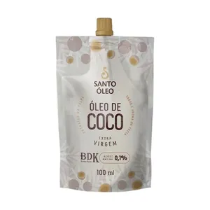 Óleo Santo Óleo de Coco Extra Virgem 100ml OLEO DE COCO 100ML EXTRA VIRGEM POLPA SA