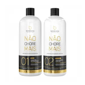 Kit Borabella Progressiva Não Chore Mais (2 Produtos) 1000ml Kit Borabella Shampoo Antirresíduo 1000g + Progressiva 1000g Não Chore Mais