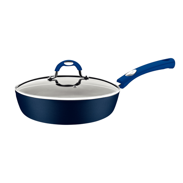 Frigideira Funda Tramontina, Alumínio, antiaderente, 24Cm, Azul - 27817/038