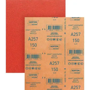 Lixa folha para massa corrida e madeira grão 150 A-257 50 folhas NORTON