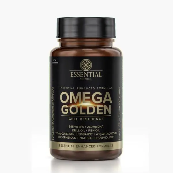 Suplemento Alimentar Essential Omega Golden 60 Cápsulas