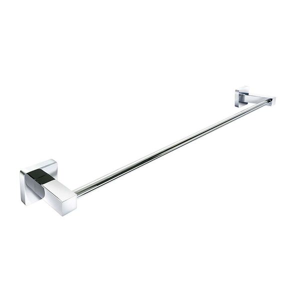 Porta toalha linear simples Cubus 60cm cromado Moldenox