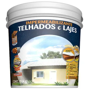 Tinta Impermeabilizante Para Telhados e Lajes Cerâmica 16Kg