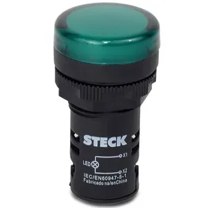 Sinalizador Led 110v Verde - Slds1102 - Steck Sinalizador Led 110v Verde S-ds110-2-slds1102