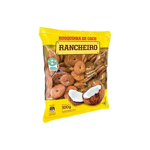 ROSQUINHA RANCHEIRO COCO 300G