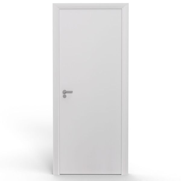 Folha de Porta MDF Colmeia 210x62cm Branco 35mm Rocha