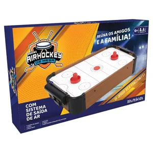 Jogo Mini Air Hockey de Mesa Multikids - BR2073OUT [Reembalado] BR2073OUT