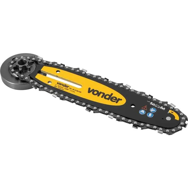 Sabre de 8" - 20,3 cm Calibre 0,050" com Corrente e Coroa - VONDER