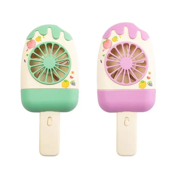 Mini Ventilador Picolé Pilha AA (Não Inclusa) Sortido Plástico ABS 16x6,5x5,5cm LM4019 - honeyhome