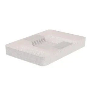 Escorredor de Pratos Tear A1 Plástico Cinza Clean - Plasútil