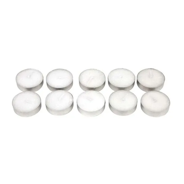 Kit Vela Cera Luna Réchaud Com 10 Unidades - Acasa
