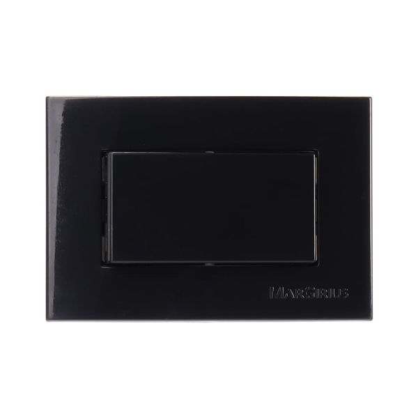 Conjunto Interruptor Simples para Móvel Margirius Conjunto Interruptor Simples 10A/250V para Móvel Preto