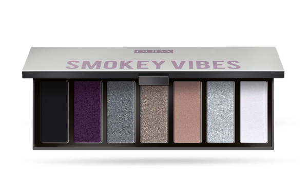 Paleta de Sombra 7 Cores Pupa Make Up Stories Campact - Smokey Vibes