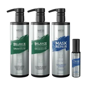 Kit Wess Balance SH 500ml+Cond 500ml+Mask 500ml+WeWish 50ml