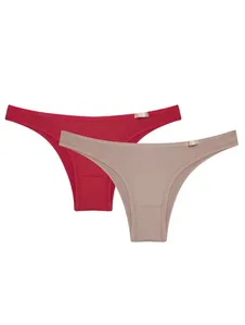 Kit de Calcinhas Tanga Mini Classic 02- 2 und ROCOCO/MINK M