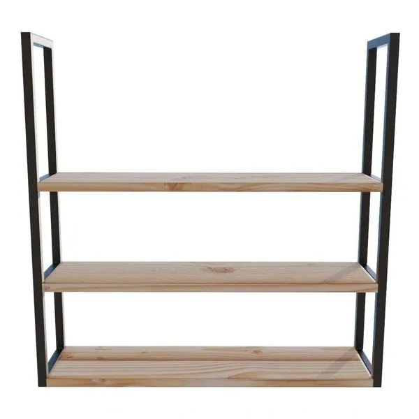 3 Tábuas Retrô Madeira Estilo Industrial 80cm