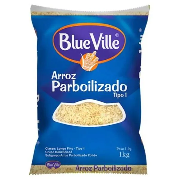 ARROZ PARBOLIZADO BLUE VILLE 1KG