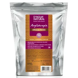 Máscara Facial D'agua Natural Argila Rosa 500g