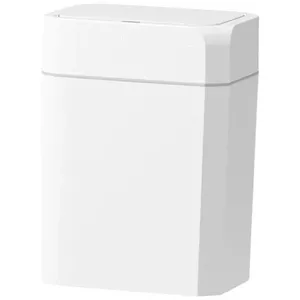 Lixeira Inteligente Xiongzhi Com Sensor Branco E-BI