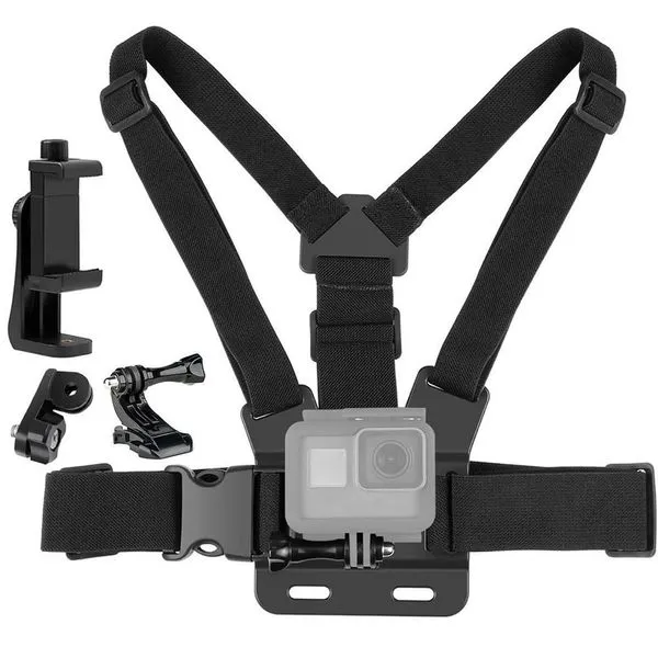 Suporte De Peito Torso P- Celular Câmera Ajustável Peitoral
