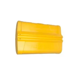Caixa Para Correio Amarela Plastipan 430x280x90mm Com Porta 375mm