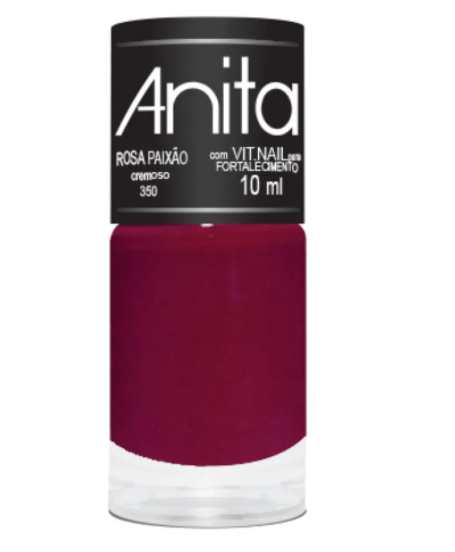 Esmalte Anita Cremoso Rosa Paixao 10ml